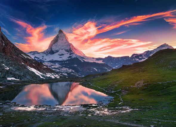 15. Matterhorn, Švýcarsko