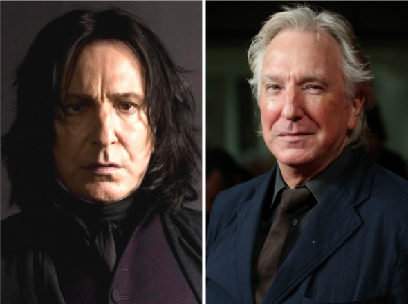 10. Severus Snape, kteráho hrál Alan Rickman