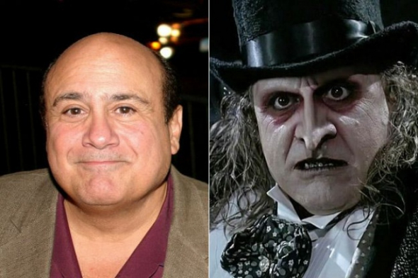 6. Danny DeVito jako Penguin ve filmu Batman se vrací