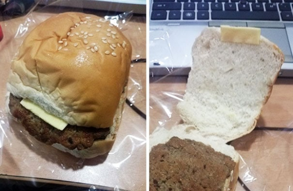 Jak vypadá hamburger, který dostanete na ulicích Manily?