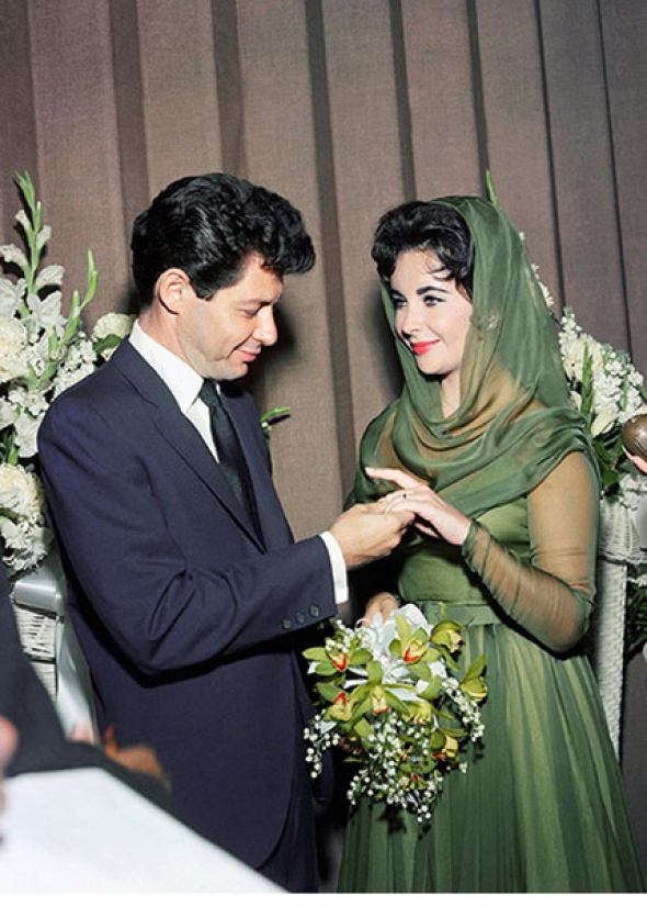 Elizabeth Taylor a Eddie Fisher (1957)