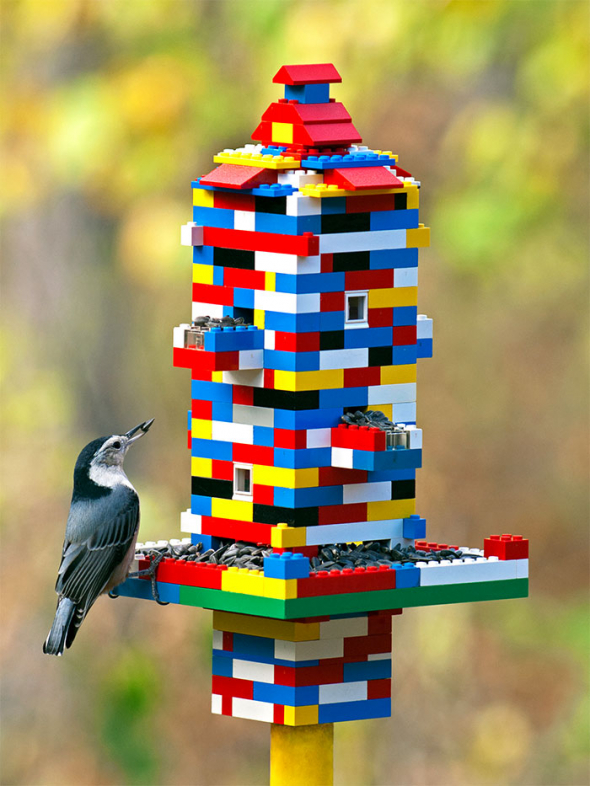 6# Ptáčkům na zahradu můžete postavit originální krmítko!
