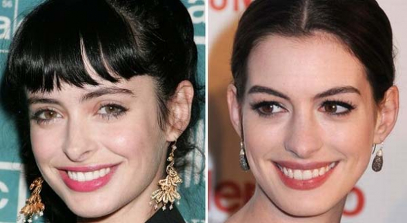 1. Krysten Ritter &amp; Anne Hathaway