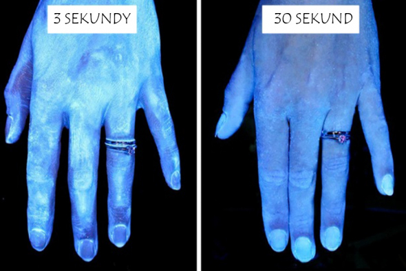 1 Jak vaše ruce vypadají, když je myjete