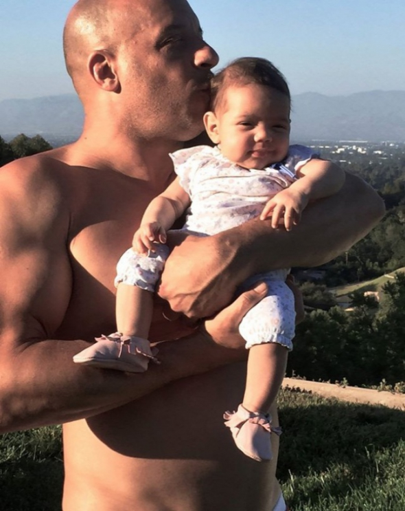 Vin Diesel a jeho dcera Pauline
