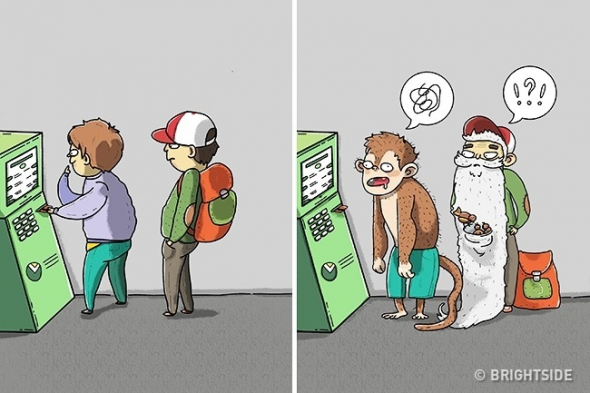 Jak se cítíte, když vybíráte peníze z bankomatu