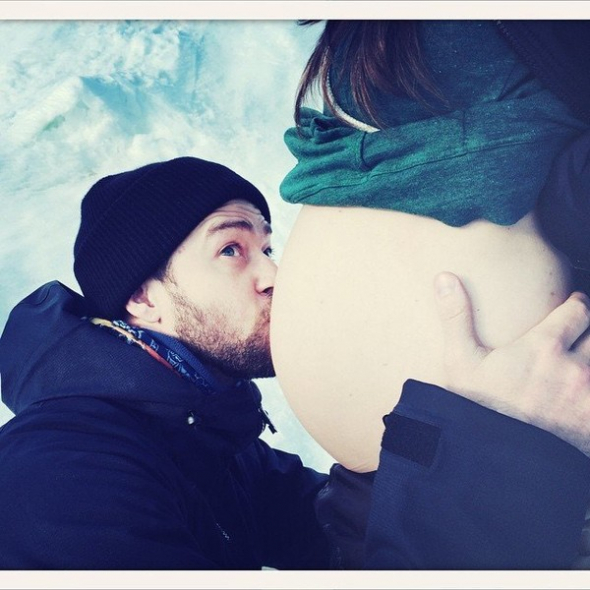 Jessica Biel a Justin Timberlake a jejich foto na Instagramu