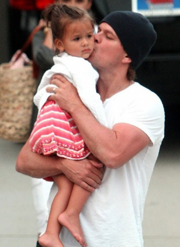 Matt Damon a jeho dcera Gia