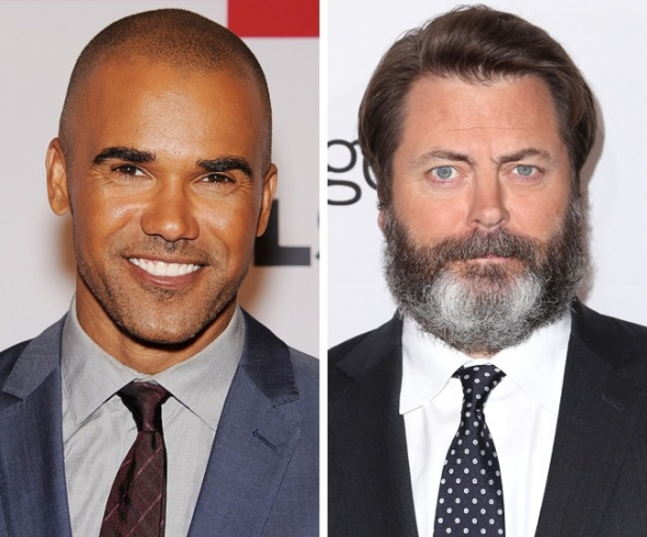 Shemar Moore a Nick Offerman - 46 let