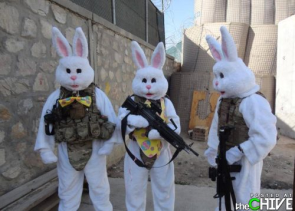Velikonoční zajíčci pracují nejen o Velikonocích...