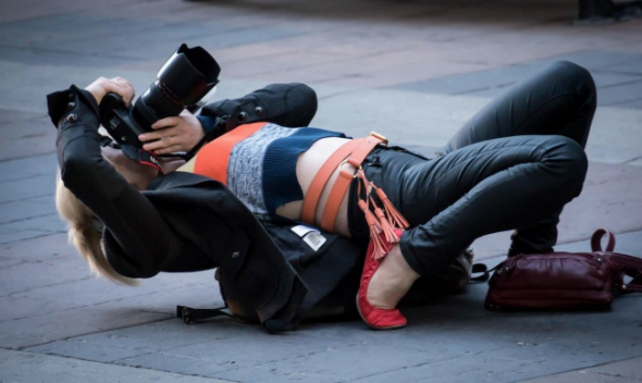 Fotograf se musí perfektně ovládat, aby pořídil hezkou fotografii!