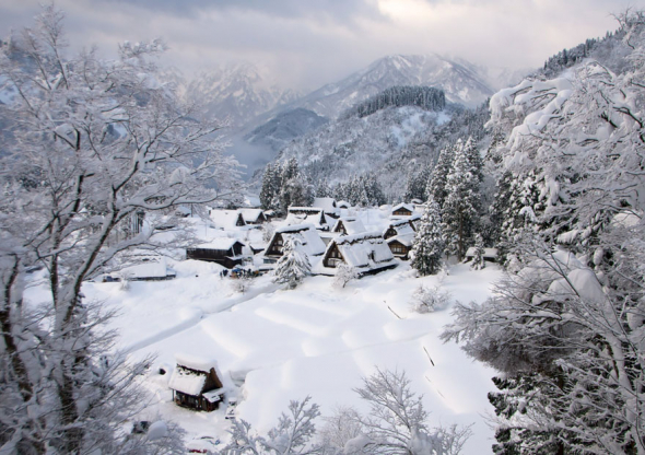 8. Gokayama, Japonsko