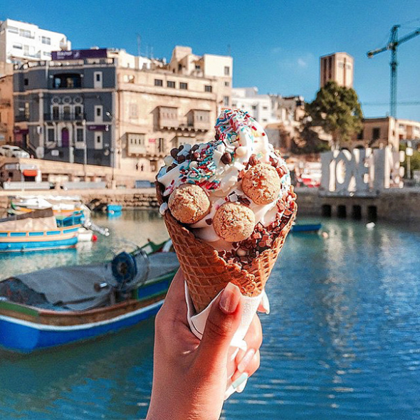 5. Mražený jogurt, Malta