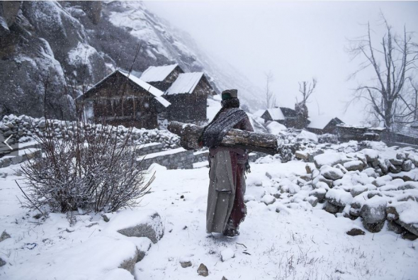 Třetí místo v kategorii Lidé: Odlehlý život v mínus 21 stupních Celsia, Himachal Pradesh, Indie