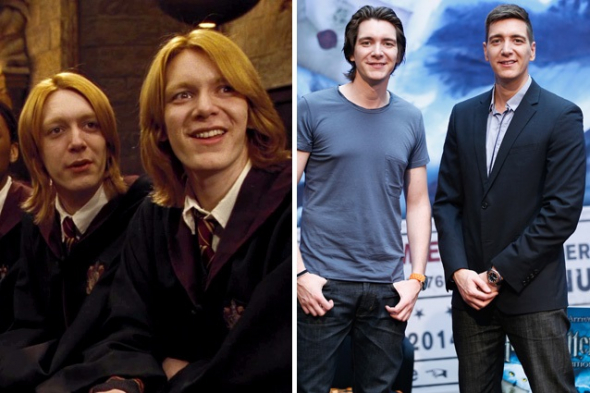 James &amp; Oliver Phelps alias Fred &amp; George Weasley