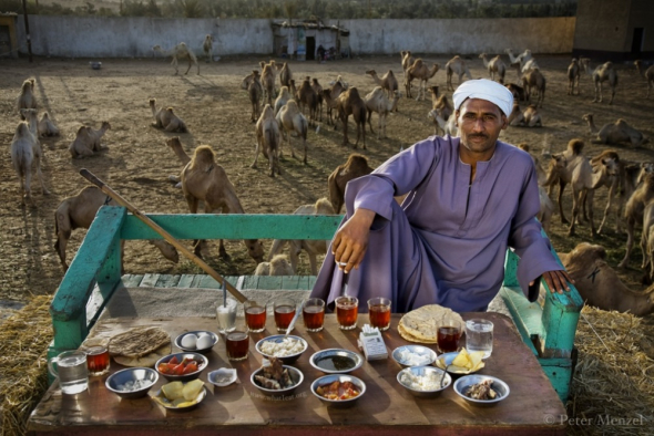 Saleh Abdul Fadlallah, obchodník s velbloudy z Káhiry. Za den: 3200 kalorií.