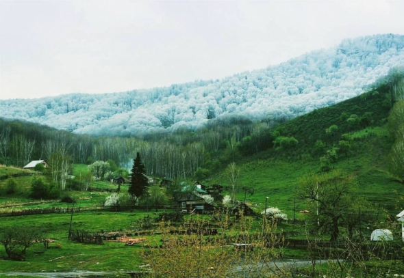 2) Příchod zimy v Altajských horách