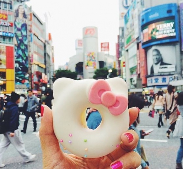 1. Hello Kitty donut, Tokio, Japonsko
