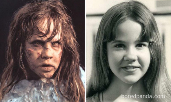 1# Linda Blair jako Regan MacNeil v hororu Vymítač ďábla (1973). Taková krásná holčička, kdy by to byl řekl....