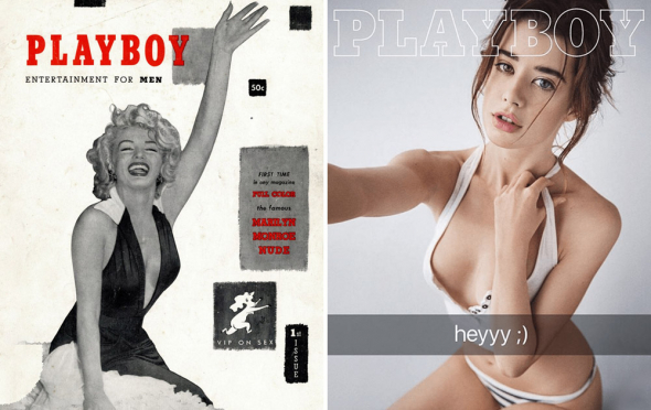 Playboy, 1953 vs. 2016