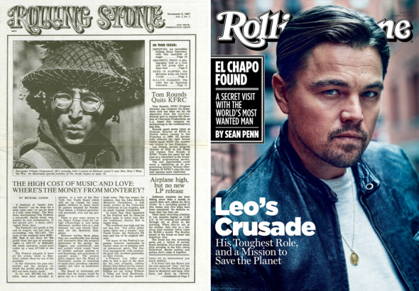 Rolling Stone, 1967 vs. 2016