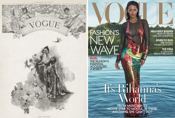 Vogue, 1892 vs. 2016