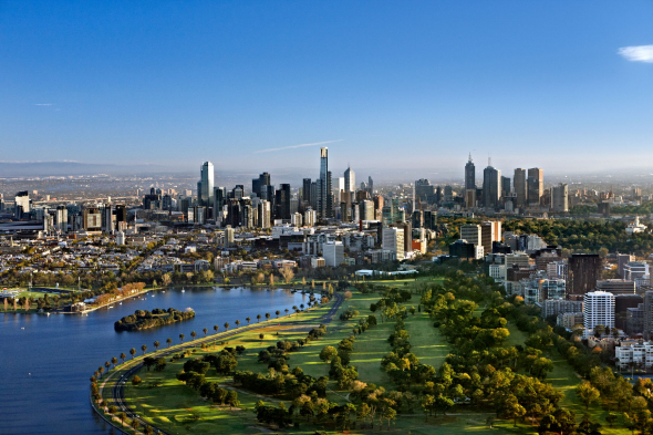 1. Melbourne, Austrálie – index 97,5