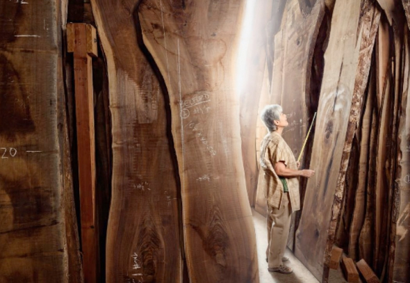 Mira Nakashima - dřevařka a designerka, Pensylvánie, USA.