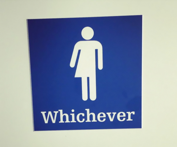 Prostě jakékoliv pohlaví, tohle WC je pro všechny bez rozdílu!