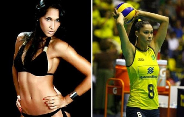 8. Jaqueline Carvalho (Brazílie - volejbal)