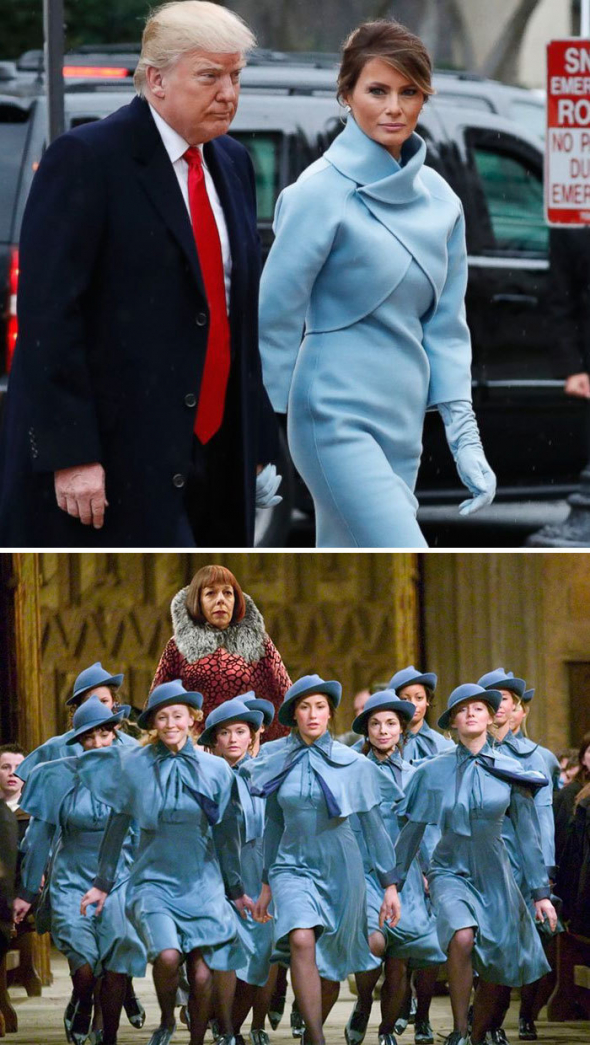 Melania Trump, nebo holky z Beauxbatons?