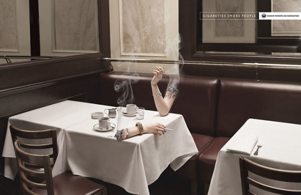 &quot;Cigarety kouří lidi.&quot;