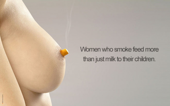 &quot;Ženy, které kouří, kojí své dítě nejen mlékem.&quot;