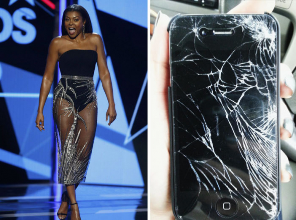 Taraji P. Henson, nebo tento rozbitý iPhone?