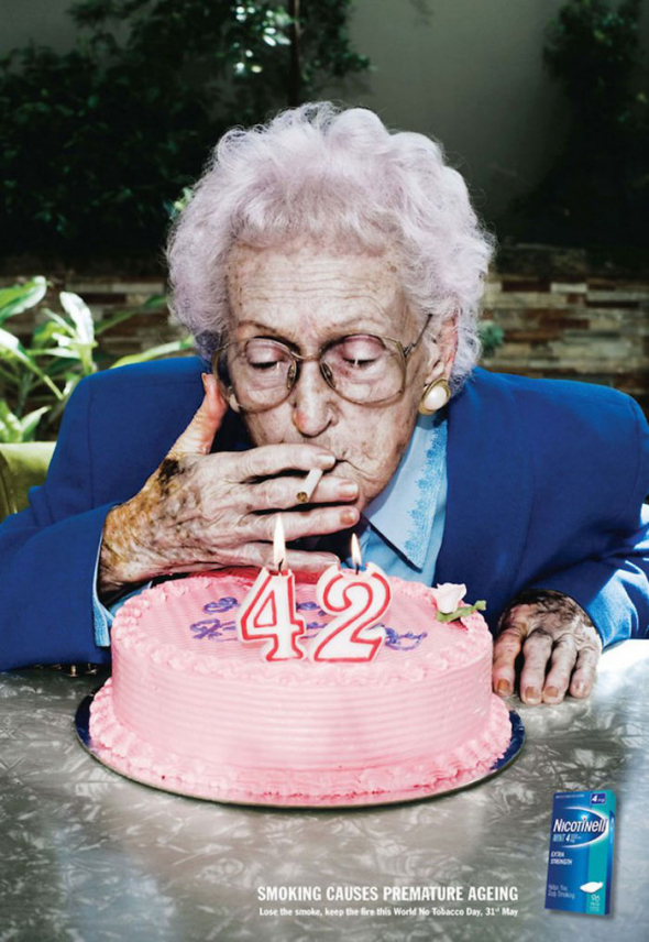 &quot;Kouření způsobuje předčasné stárnutí.&quot;