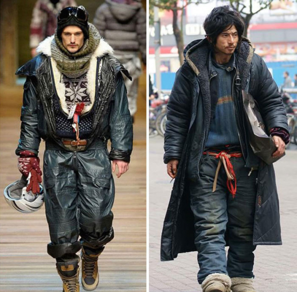 Model na módní přehlídce, nebo bezdomovec?