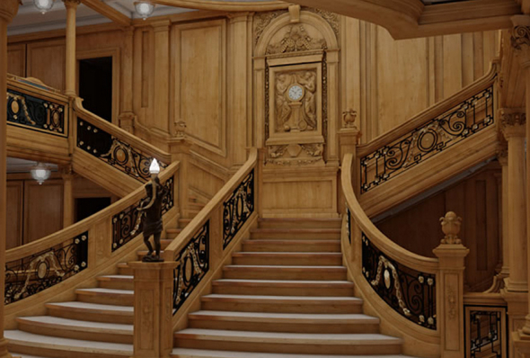 2. Velké schodiště na Titaniku II.