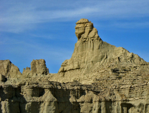 5. Přírodní sfinga, národní park Hingol, Pákistán