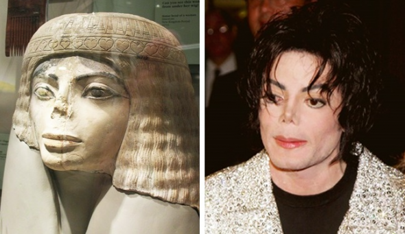 3. Michael Jackson a stará egyptská sfinga