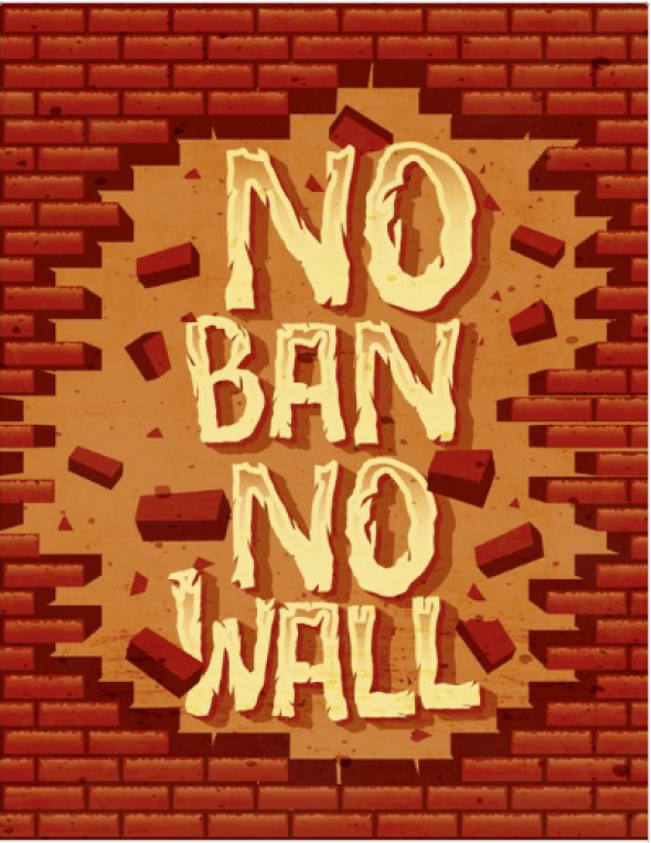 „Žádný zákaz, žádná zeď“ – to je další velice častý slogan.