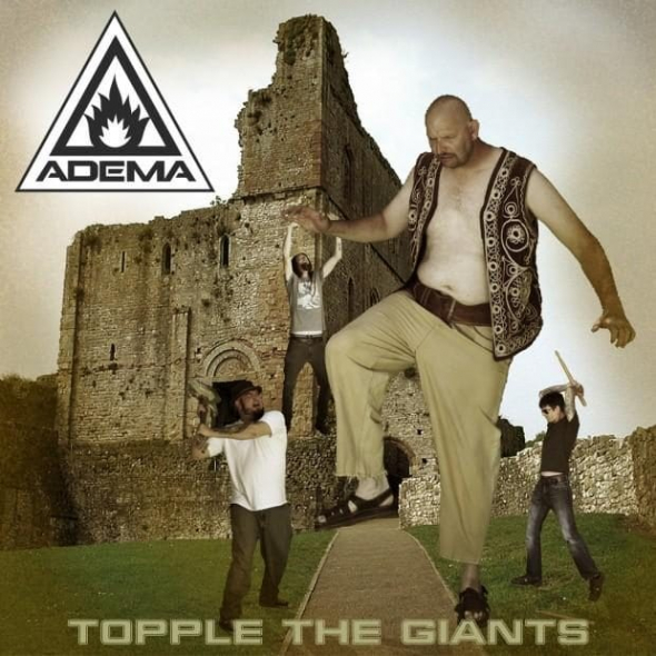 Americká metalová skupina Adema a nepochopitelný photoshop jejich alba Topple the Giants