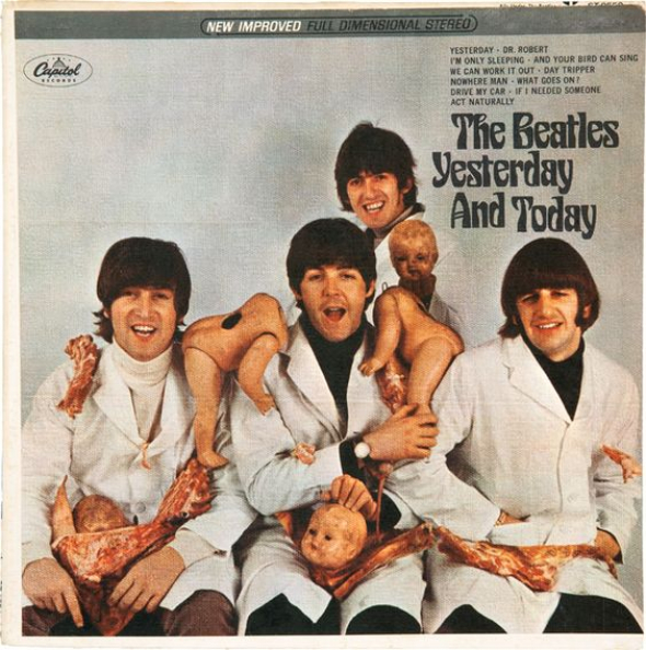 I The Beatles občas ulítli, a tady je důkaz – obal alba Yesterday and Today. Hrůza! Nebo?