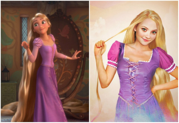 Rapunzel z pohádky Na vlásku