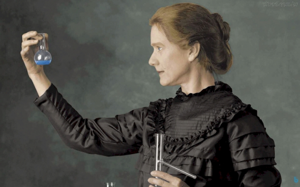Marie Curie-Sklodowská, francouzsko-polská vědkyně v oblasti fyziky a chemie