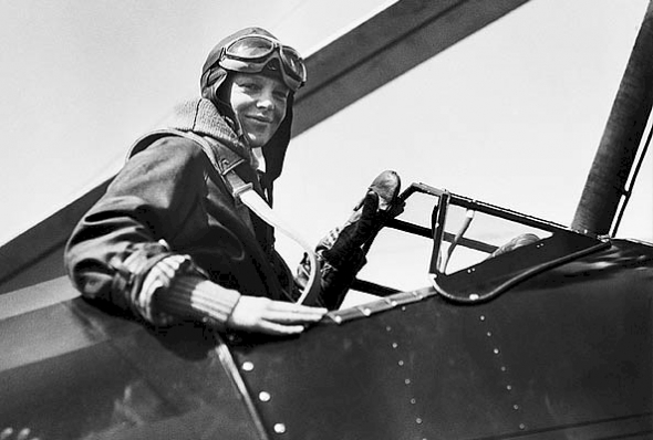 Amelia Earhart, americká pilotka