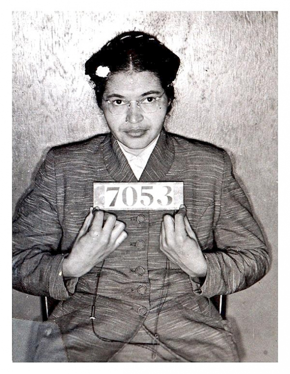  Rosa Parks, afro-americká aktivistka lidských práv